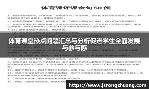 体育课堂热点问题汇总与分析促进学生全面发展与参与感